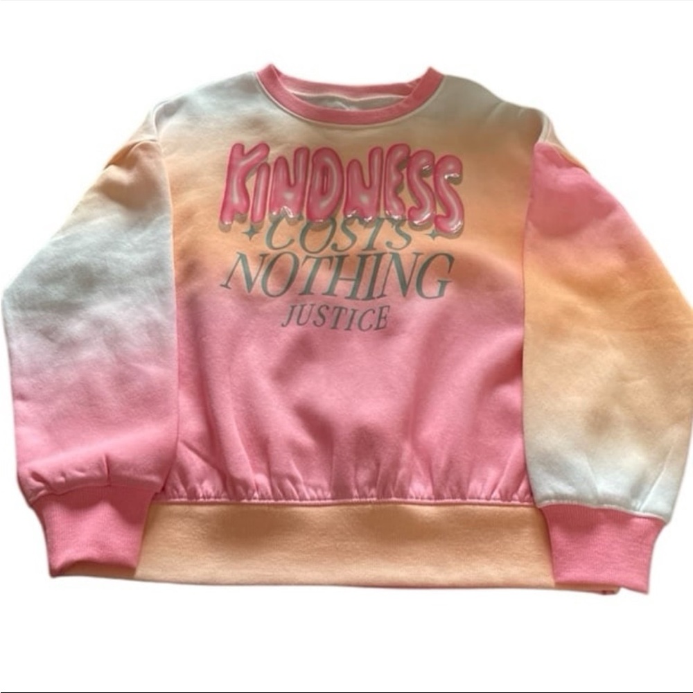 Justice Sz 10 Fleece Sweatshirt